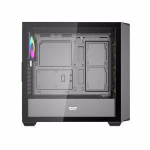 Darkflash DS900WD ATX arvutikorpus (must) + 4 ventilaatorit