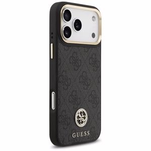 Guess 4G Strass Logo MagSafe Ümbris jaoks iPhone 17 Pro Max - Must