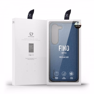 Dux Ducis Fino чехол Samsung Galaxy S23+ с силиконовой рамкой синий