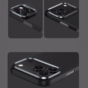 Benks Magnetic Armor Air Kevlar Ümbris Metal Frame 600D (0070) jaoks Iphone 17 Pro Max must