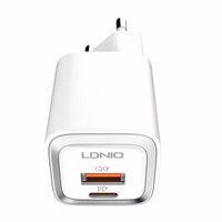Seina laadija LDNIO A2318M USB, USB-C + USB-C - Lightning Kaabel