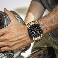 Supcase Unicorn Beetle Ore Ümbris jaoks Apple Watch 10/11 (46 mm) - Must and Gold