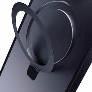 3mk Smoke Ümbris Mag&Stand jaoks Apple iPhone 14 pro max - must