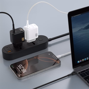 Dudao A28C 45W GaN Wall Laadija + USB-C Kaabel - must
