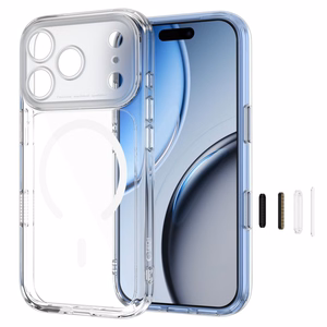 Tech-Protect MagPeak MagSafe CC ümbris mudelitele iPhone 18 Pro / 17 Pro, läbipaistev