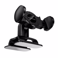 Borofone autohoidja BH142 tugi kleepuv alus must