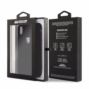 Ferrari Hardcase FEOSIHCI65BK iPhone Xs Max must/must Silikoon Off track