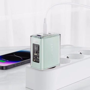 Laadija Acefast GaN hall 65W (2xPD / 1xQC3.0)