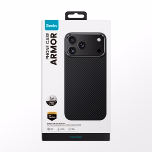 Benks Magnetic Armor Pro Kevlar Ümbris Metal Frame 600D (A070) jaoks Iphone 17 Pro Max must (Camera Control Button)