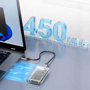 Orico TC10-MS MSATA USB-C 3.2 5Gb/s kettakassett - läbipaistev