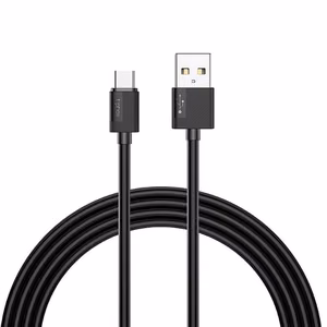 CABLE T-PHOX NETS TYPE-C BLACK 3A ; PVC ; 2M