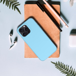 Silicone Lite Ümbris jaoks Iphone 13 Pro Max light sinine