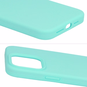 Силиконовый чехол Silicone Lite для Xiaomi Redmi 12C/11A мятный