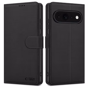 Tech-Protect Wallet ümbris mudelile Google Pixel 11 Pro XL – mattmust