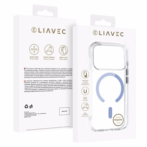 Liavec Pure чехол для Iphone 17 Pro Max/18 Pro Max, светло-голубой (кнопка управления камерой)