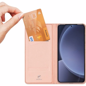 DUX DUCIS wallet case SKIN PRO jaoks SAMSUNG S25 Plus rose