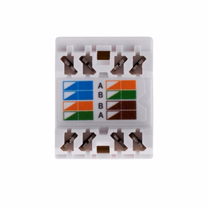 Alantec MKN-U5-1 juhtme ühenduspesa RJ45 valge