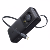 Akupank Baseus "Free2Pull" must 10000mAh 30W (PD) + sisseehitatud "Type-C" kaabel