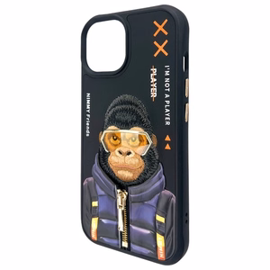 NIMMY ümbris COOL&CUTE 2.0 Monkey jaoks IPHONE 15 must