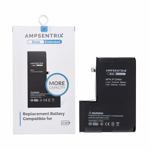 AmpSentrix Basic aku iPhone 12 Pro Max (suur mahutavus 4400 mAh)
