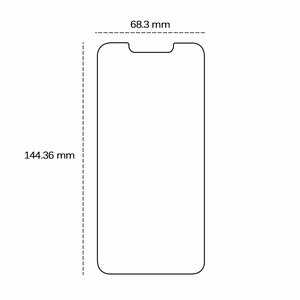 Tempered glass 2,5D for iPhone 14 Pro 6,1"