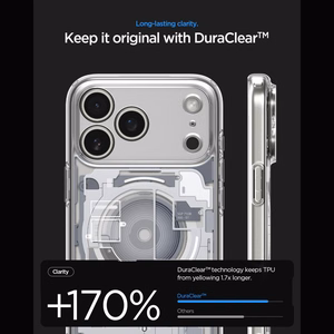 Spigen Ultra Hybrid MagSafe Zero One ümbris iPhone 18 Pro Max / 17 Pro Max jaoks, valge