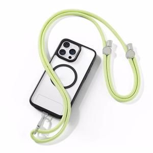 DUX DUCIS Plaz - cross-body phone strap - roheline/kollane