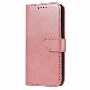 Magnet Case elegantne ümbris kaane klapiga ja stendi funktsiooniga Samsung Galaxy A73 roosa