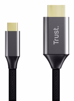Trust 25630 USB-C HDMI adapter must, hõbedane