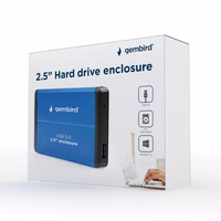 Gembird EE2-U3S-2-B storage drive enclosure 2.5" USB 3.0 HDD enclosure sinine