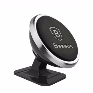 Autohoidik Baseus Overseas Edition hõbedane (magnetiline / kleepuv alus)