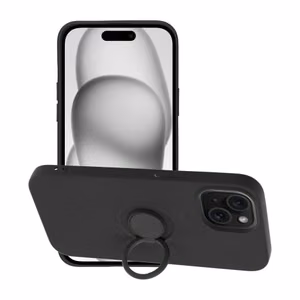 SILICONE RING ümbris jaoks XIAOMI Redmi Note 13 Pro 5G must