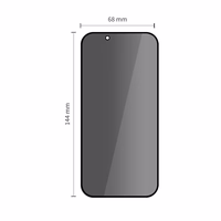 Tech-Protect Quick Set Spy+ Privaatsus Glass 2-pack jaoks iPhone 13 / 13 Pro / 14 / 16e