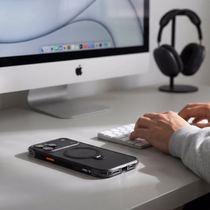 Tech-Protect MagAir Stand MagSafe CC  iPhone 18 Pro Max / 17 Pro Max ümbris, mattmust