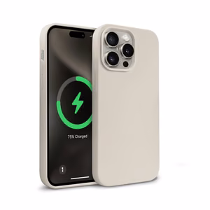 Crong Color Cover Magnetic MagSafe ümbris seadmele iPhone 15 Pro Max, kivibeež