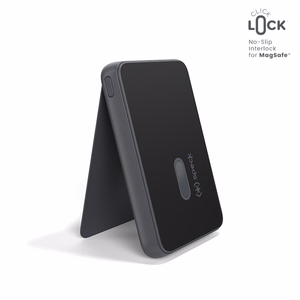 Speck StandyBank + ClickLock 5000 mAh magnetiline akupank tugijalaga, kuni 15 W juhtmevaba laadimine, MagSafe'iga ühilduv, must