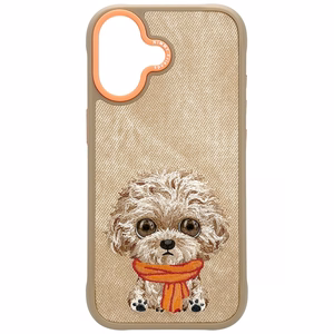 Nimmy Big Eyed Pet 2.0 Dog ümbris jaoks iPhone 17 - beige