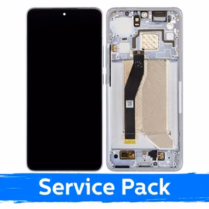 LCD-дисплей, совместимый с Xiaomi 14T Pro, с рамкой / титаново-синий / (сервисный комплект)