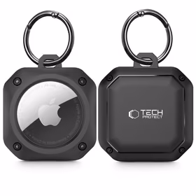 Tech-Protect Rough Pro Ümbris jaoks Apple AirTag with Ring - must