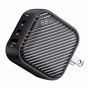 INVZI GanHub 2x USB-C + USB seinalaadija, 65W, EU/UK/AU/US (must)