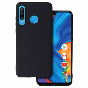 Back Ümbris Matt jaoks HUAWEI P30 LITE Must