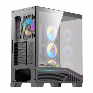 Arvutikorpus DarkFlash K430 + 6 ventilaatorit (must)