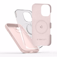 Tech-Protect Silicone MagSafe Ümbris jaoks iPhone 17 - Roosa