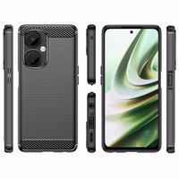 Carbon Ümbris ümbris jaoks OnePlus Nord CE 3 flexible silicone carbon cover must