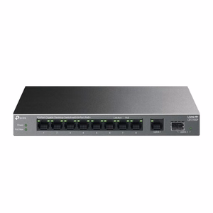 TP-Link LiteWave настольный Gigabit коммутатор 10 портов с 8 портами PoE+