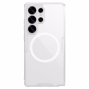 Nillkin Nature TPU Pro Magnetic Ümbris with MagSafe jaoks Samsung Galaxy S25 Ultra - valge