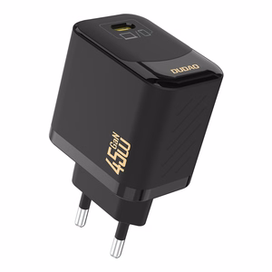 Dudao A28C 45W GaN Wall Laadija + USB-C Kaabel - must