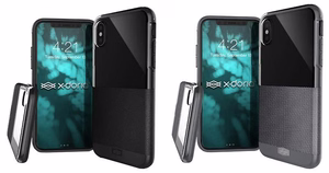 X-Doria Dash Ballistic Nylon ümbris seadmele iPhone X, hall ja must