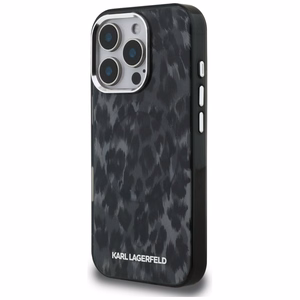 Karl Lagerfeld IML Leopard Pattern MagSafe Ümbris jaoks iPhone 16 Pro Max - must