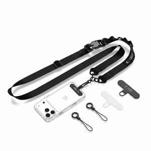 Tech-Protect C9S Rope Crossbody Phone Lanyard - Black